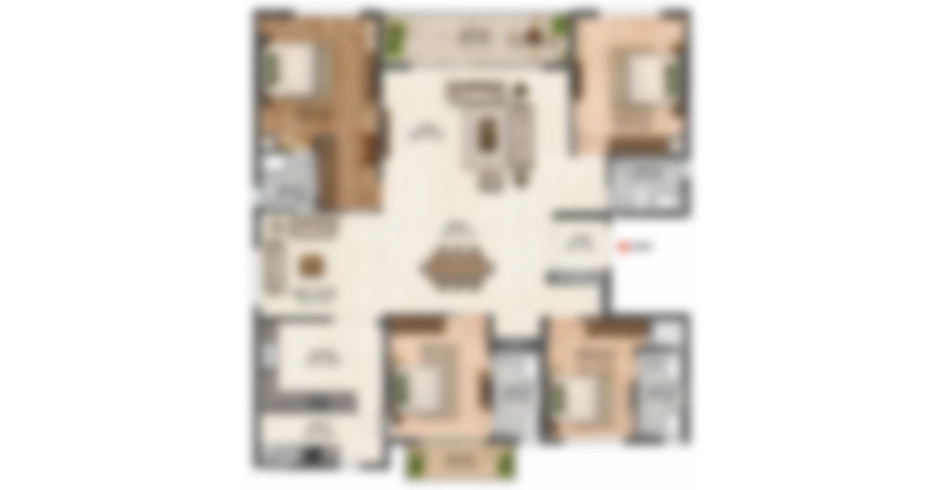 Maatr Kalyan 3 BHK Floor Plan